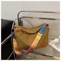 ราคา กระเป๋าสะพายข้าง กระเป๋าผ้า สไตล์เกาหลี แฟชั่นมา จุของได้เยอะ สไตล์เกาหลี เรียบง่าย สำหรับผู้ชายผู้หญิง (24267650749)