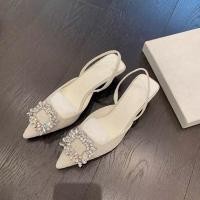 ราคา รองเท้าส้นสูงเปิดส้นผู้หญิง หัวปิดทรงแหลม (24691968954)