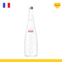 ราคา Evian Natural Mineral Water l เอเวียง น้ำแร่ธรรมชาติ เข้าจากฝรั่งเศสขวดแก้ว 1 ขวด 750ml (24503844190)