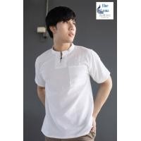ราคา เสื้อคอจีนผ้าฝ้ายเมืองเหนือฟอกนิ่มสีพื้น (19554324722)