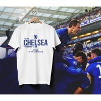 ราคา เสื้อยืด Chelsea Football Club ทีมเชลซี สิงโตน้ำเงินคราม graphic Print S 5XL (24516344252)
