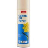 ราคา Coles Canola Oil Spray 400ml โคลส์ สเปรย์ น้ำมันคาโนล่า กระป๋อง แคลอรีต่ำ 400ml (24958221847)