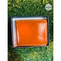 ราคา กระเป๋าสตางค์หนังวัว สีส้ม (20534905802)