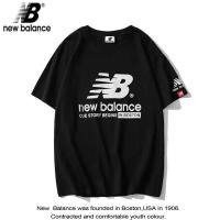 ราคา T shirt เสื้อยืดคุณภาพดี NEW BALANCE เสื้อยืดลําลอง ผ้าฝ้าย แขนสั้น คอกลม พิมพ์ลายตัวอักษร ขนาดใหญ่ แฟชั่นคู่รัก สไตล์คลาสสิก สํ (21270447546)