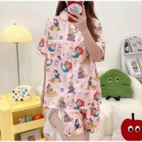 ราคา ชุดนอนผ้าไหมอิตาลี แขนสั้น ขาสั้น พร้อมส่ง ชุดนอน ผ้านิ่ม ใส่สบาย ไหมอิตาลีอก44 (24914614682)