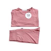 ราคา MINKYMOM เกรดพรีเมี่ยม ชุดนอนเด็ก ชุดนอนเด็กพุงป่อง ชุดนอนปิดพุง (12337704028)