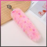 ราคา QIXIANG3 พวงกุญแจรูปหางจิ้งจอกขนตุ๊กตาพวงกุญแจหางแรคคูน (24511055982)