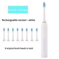 ราคา Kangle 2 3 days for shipment ซื้อแปรงสีฟันไฟฟ้า แจกหัวแปรง 8 หัว มัลติฟังก์ชั่ USB ชาร์จกันน้ำแปรงสีฟันไฟฟ้า มีสามสีให้เลือก 6 โหมดสามารถปรับได้เปิดฤดูกาลเรียน ของขวัญสำหรับนักเรียน (24355850175)