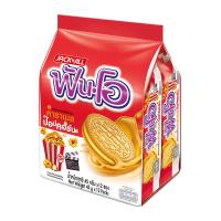 ราคา ฟันโอ คุกกี้แซนวิชสอดไส้ครีม กลิ่นคาราเมลป๊อปคอร์น 45 กรัม แพ็ค 12 ซอง รหัสสินค้า LAZ 47 999FS (13751639048)