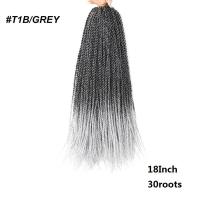 ราคา วิกผมปลอมถักเปียสำหรับผมเปียทวิสต์ถักโครเชต์เซเนกัลขนาด18นิ้วสีน้ำตาลดำไล่เฉดสีสังเคราะห์ผมเปียเซเนกัล (23920192910)