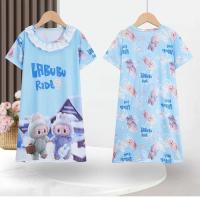 ราคา BAOLONGXIN ชุดนอนเด็กหญิง ลายใหม่ ลาบูบู้ ชุดนอนเด็กลาบูบู้ ผ้านิ่ม ยืดใส่สบาย ชุดนอนลายการ์ตูนเด็ก (23374146794)