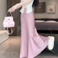 ราคา กระโปรงทรงเอเอวสูงสีดำ กระโปรงทรงหางปลา กระโปรงยาวคลุมสะโพก กระโปรงสั้นผู้หญิง ฤดูร้อน กระโปรงทรงเอสุดหรูหรา (24959372285)