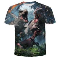 ราคา เด็กชายหญิงไดโนเสาร์เสื้อยืด 3D พิมพ์การ์ตูน Jurassic World ไดโนเสาร์ T เสื้อเด็กของขวัญวันเกิดเสื้อยืดเสื้อผ้าเด็ก (22915192472)