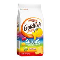 ราคา Pepperidge Farm Goldfish ขนมอบกรอบรูปปลา รสชีส สีสันธรรมชาติ ขนาด 187g Cheddar Colors Cheddar (24433447895)