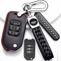 ราคา เคสกุญแจรถยนต์ HONDA เคสกุญแจรีโมทรถยนต์ honda JAZZ GK CIVIC FB พวงกุญแจ jazz (22838589125)
