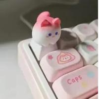 ราคา Original แมวสีชมพูน่ารัก Keycaps OEM ความสูง ABS Keycap โปรไฟล์เชอร์รี่ Artisan Keycaps สําหรับแป้นพิมพ์ Key Caps Gamer ของขวัญ (23635798928)