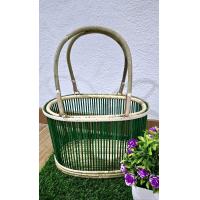 ราคา โครงตะกร้าหวาย กระเป๋า ทรงรี ไม่มีฝา ไซส์ S (24399257602)