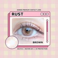 ราคา คอนแทคเลนส์ บิ๊กอาย Rust Brown Gray Shinee ลายฮิต ขายดีมาก กรองแสงกันยูวี (24528439997)