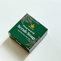 ราคา สบู่สครับกัญชง Hemp Seed Oil Scrub Soap เนียน นุ่ม หอมละมุน (19456522589)