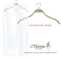 ราคา Clear Garment Bag 53x24 inch Suit Bags for Closet Storage Hanging Clothes Cover 1 Pack for Short skir (20433836589)