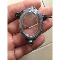 ราคา ตลับเงินเก่าใส่เหรียญรูปไข่ขนาด 2 5x3 3cm ขนาดวัดจากหน้าจอตลับ (11854137604)