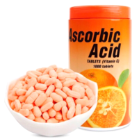 ราคา หมดอายุ 18 04 2026 วิตามินซีเม็ดส้ม เม็ดอม Ascorbic Acid Vitamin C 50 mg กระปุก 1000 เม็ด EXP 18 04 2026 (24992212427)