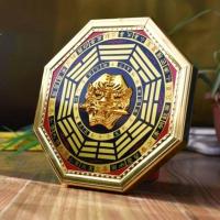 ราคา ส่งด่วน กระจกยันต์แปดทิศ สิงห์คาบดาบ โป๊ยข่วย กระจกนูน ยันต์8ทิศ ห้อยยันต์หยินหยาง ปรับฮวงจุ้ยแก้เคล็ดแก้ชง ผ่านพิธีปลุกเสก太极八卦镜 (22581951065)