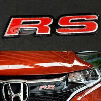 ราคา ป้ายโลโก้ Logo RS Racing อาร์เอส ติดรถ สีแดง ขอบเงิน พื้นดำ ติดท้ายรถ ติดกระจังหน้ารถยนต์ แต่งรถซิ่ง (516290063)