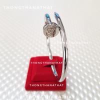 ราคา กำไลตะปูฝังเพชร สแตนเลส หัว12มม กำไลข้อมือตะปู กำไลโอม โอม พระพิฆเนศ อุณาโลม กำไลตะปูโอม กำไลสแตนเลสโอม กำไล กำไลตะปู (19148909634)