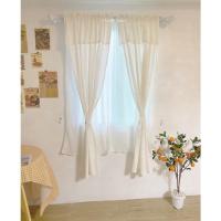 ราคา ผ้าม่านมินิมอล ผ้าม่าน ผ้าฝ้าย ผ้าเรียบลื่น แบบมีเชิงระบาย ผ้าม่านหน้าต่าง ผ้าม่านคาเฟ่ ม่าน เรียบลื่น (11487476838)