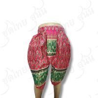 ราคา โจงกระเบนเด็ก ชุดไทยเด็ก กางเกง โจงกระเบนสำเร็จรูป ผลิตจากผ้าไหมลายโขมพัสตร์ ราคาถูก (19708055729)
