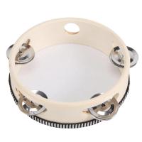 ราคา yunhaoSK 6 Musical Tambourine Tamborine Drum Round Percussion Gift for KTV (23060233948)