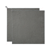 ราคา อเนกประสงค์ ผ้าเช็ดอุปกรณ์กาแฟ ทำความสะอาด Bar Cleaning Cloth Towel Rag Square Towel Waffle Weave Dish Cloths Reusable Glass wiping cloth (22833249716)