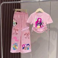 ราคา ชุดเซ็ทเด็กลายโซดาป๊อป Soda pop เสื้อผูกโบว์ข้าง กางเกงขายาวแต่งโบว์ (25021050363)