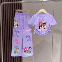 ราคา ชุดเซ็ทเด็กลายสุดฮิต Soda pop เสื้อผูกโบว์ กางเกงขายาวแต่งโบว์ (25021098070)