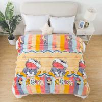 ราคา ผ้าห่มนาโน 6 ฟุต แบบเย็บขอบ ผ้า หนา นุ่ม ลายการ์ตูนน่ารักๆสีสดใสสวยงามมาก (24704669469)