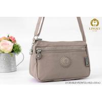 ราคา กระเป๋าสะพายผ้าร่ม รุ่น LK 28 ขนาด 7 5 มีทั้งหมด 3 ซิป และมีให้เลือกด้วยกัน 8 สีค่ะ สีสวยๆทุกสีเลยจ้าา (21837215072)