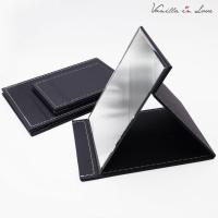 ราคา AL21 กระจกพับ สีดำ พกพา กระจกแต่งหน้า M L XL สำหรับตั้งโต๊ะ Folded Makeup Mirror (12087708807)