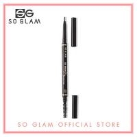 ราคา BUY 1 GET 1 FREE So Glam Go Brow Slim Slim Eyebrow Pencil 01 Dark Brown ดินสอเขียนคิ้ว สลิม ติดทนนาน (1011492114)
