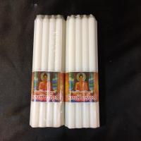 ราคา เทียน เทียนแพใหญ่ 9 เล่ม เทียนไข เทียนขาว หนัก 1 บาท จำนวน 5 แพ็ค (1158476860)