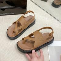 ราคา รองเท้าแตะรัดส้นแบบสวมหูคีบสายไขว้ A194 (24030189815)