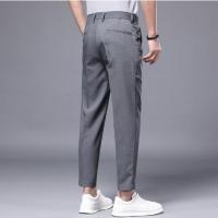 ราคา กางเกงขายาว กางเกงสแลคผู้ชาย สไตล์เกาหลี รูปทรงเนียน แฟชั่นสำหรับผู้ชาย ลำลองใส่สบาย กระบอกเล็ก กางเกงสแล็ค ชาย K1458 (22194175272)