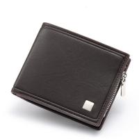 ราคา SeaGloca กระเป๋าสตางค์ใบสั้นวินเทจกระเป๋าหนังซิปหลายกระเป๋าบัตรเหรียญสำหรับผู้ชาย (24616677808)