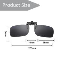 ราคา เลนส์ Clip On Polarized คลิปออน ติดแว่นตา Clip on เลนส์กันแดด คลิปติดแว่นตา แว่นกันแดด คลิปออนติดแว่นตา (24128001359)
