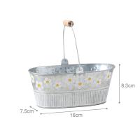 ราคา MYM HOME ถังใส่ดอกไม้เหล็กลายนูนสีพื้นสไตล์นอร์ดิกเรียบง่าย ถังใส่ดอกไม้เหล็กสไตล์อเมริกันสำหรับตกแต่งบ้าน กระถางดอกไม้ระเบียงสวน ถังใส่ดอกไม้แฟชั่นทันสมัยสำหรับบ้าน (24358009284)