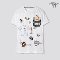 ราคา แขนสั้นองค์ประกอบไทย MUUNIQUE Graphic P T shirt เสื้อยืด รุ่น GPT 257 (21560231354)