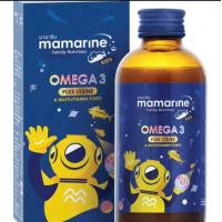 ราคา MAMARINE Kids COLLECTION มามารีน คิดส์ อาหารเสริม สำหรับเด็ก สูตร Omega 3 Plus Lysine and Multivitamin Forte ขนาด 120 ml เด็ก (21845074282)