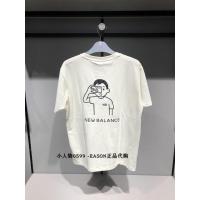 ราคา NEW BALANCE เสื้อยืดแขนสั้นลําลอง ผ้าฝ้าย ทรงหลวม พิมพ์ลาย BALANCE NB สําหรับผู้ชาย และผู้หญิง (21998384552)