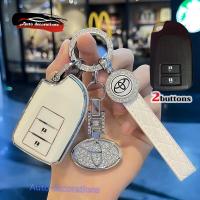 ราคา Toyota Yaris 2024เคสกุญแจรถยนต์สำหรับ Yaris Vios Yaris 2014 Yaris 5เคสกุญแจรีโมตประตูเคส2 3ปุ่มฝาครอบปุ่ม Tpu (24413461050)