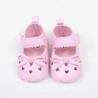 ราคา รองเท้าเด็กน่ารักปมโบว์กลวงรองเท้าเด็กผู้หญิงนุ่มสบายรองเท้ากันลื่นทารกแรกเกิดเด็กวัยหัดเดินทารกเริ่มเดินครั้งแรก (8684608821)